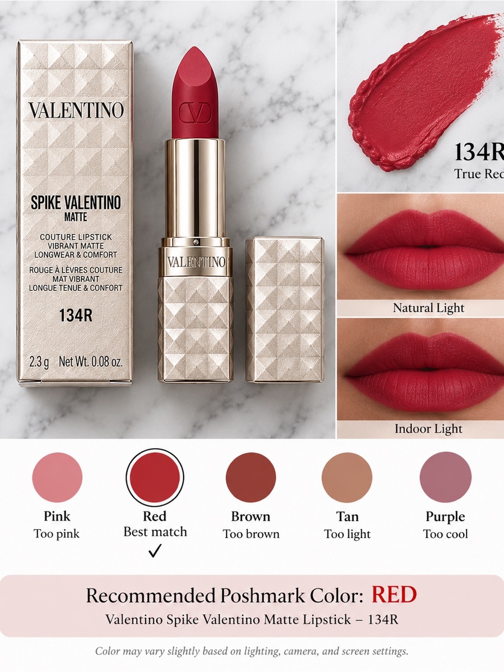 Valentino Spike Valentino Lipstick – 134R